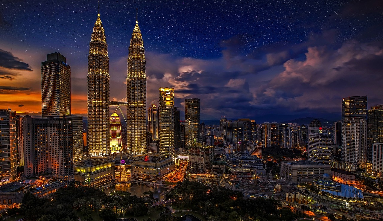 ville de kuala lumpur la nuit